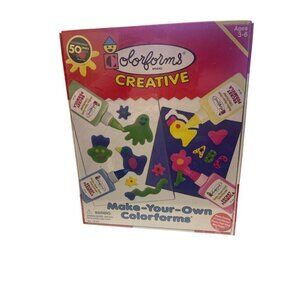 Vintaqge Colorforms Creative Make-Your-Own Colorform's Kit